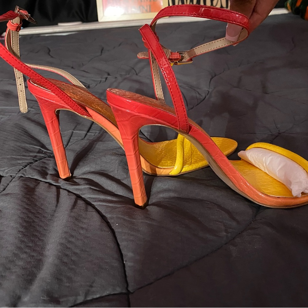 Mix No. 6 Red and Yellow Stiletto Heels